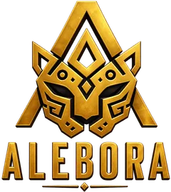 Logo von Alebora, der goldene Jaguar
